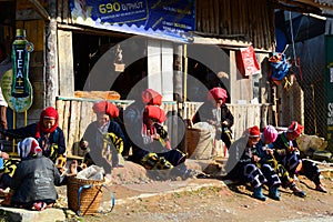 Red Dzao people. Sa Pa. Vietnam